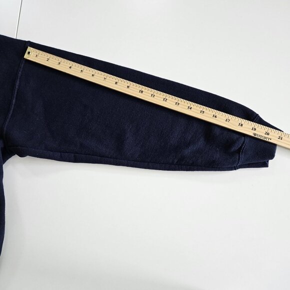 MV Sport Sweatshirt Mens L Navy Crewneck Waterway Hills Golf Course LS VTG FLAW - Picture 5 of 15